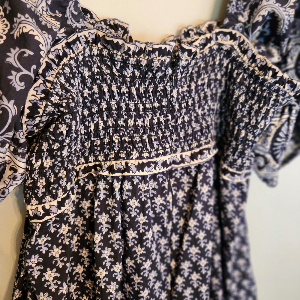 Sea New York $346 Jasper Mini Dress with Puff Sleeves size Medium - Picture 10 of 12